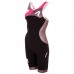 Női triatlonos ruha REVOLT, fekete - rózsaszín